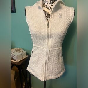 Spyder Core full zip sweater vest. Medium.  Like new.